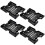 4Pcs 5,25 polegadas a 3,5 polegadas suporte para ventilador de refrigeração de 2,5 polegadas suporte para disco rígido SSD suporte interno p 1