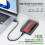 Caixa SSD, caixa de disco rígido de 2,5 polegadas Adaptador SATA para USB3.0 Conversor externo Caixa SSD para portátil PC WD Seagate 3