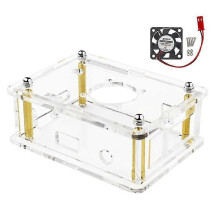 Kühlkörper für Gehäuse für Orange Pi 3 LTS Acryl für Gehäuse mit leisem Kühllüfter