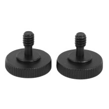 Daumenschrauben-Kamera-Schnellverschluss 1/4 Zoll Daumenschraube L-Halterung Schraubenadapter Unterseite 1/4 Zoll-20 Innengewinde (Pack/2)
