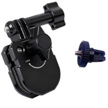 Motorrad-Windschutzscheibenclip für Insta360 / DJI Action / GoPro usw. Action-Kamera Aluminium-Aluminium-Montage-Clip