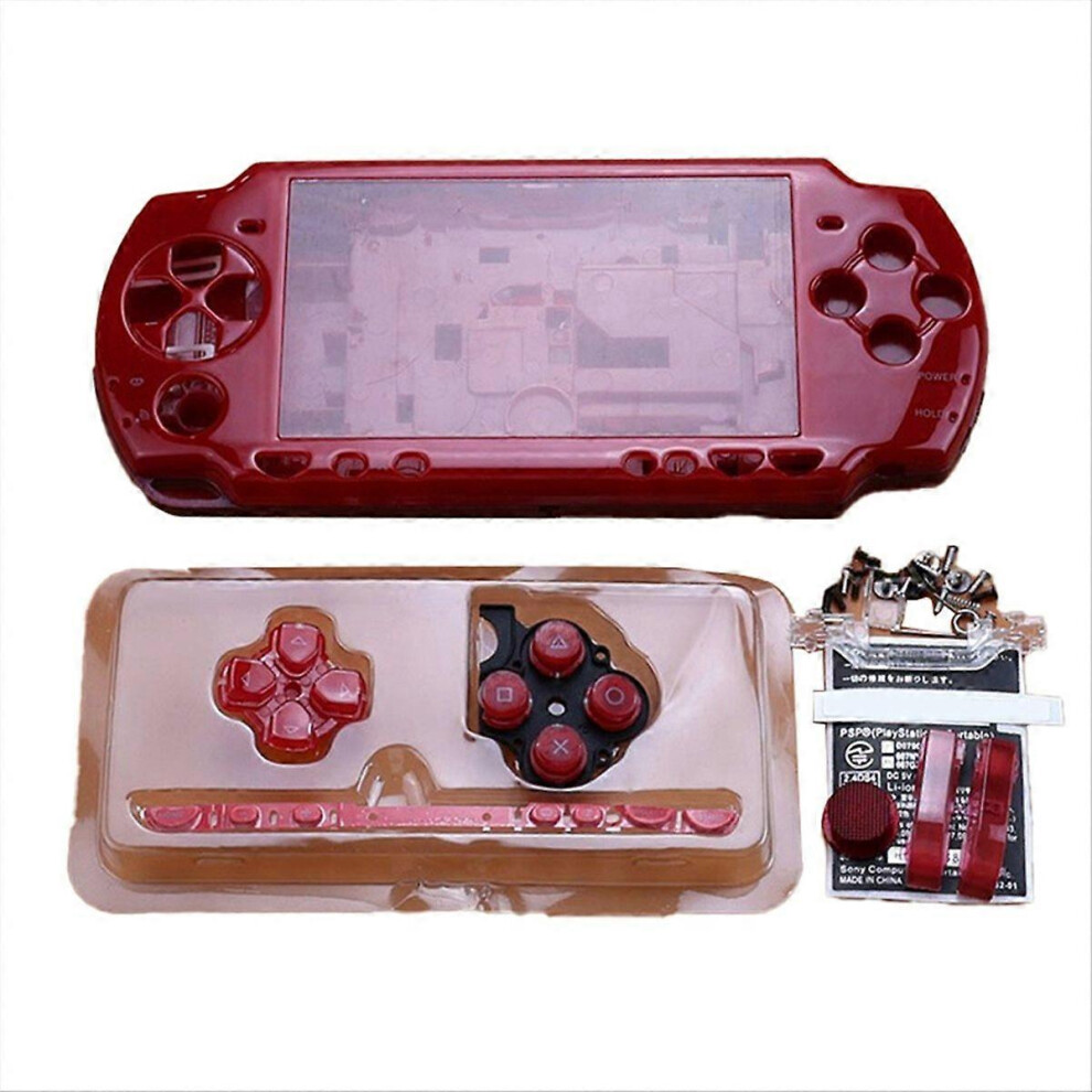 For Psp2000 Game Console Shell Case Professional Protection Shell Cover Set Replacement With Button 6935161851762