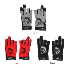 Breathable 3-Fingerless Fishing Gloves Quick Dry Anti-slip Outdoor Sports