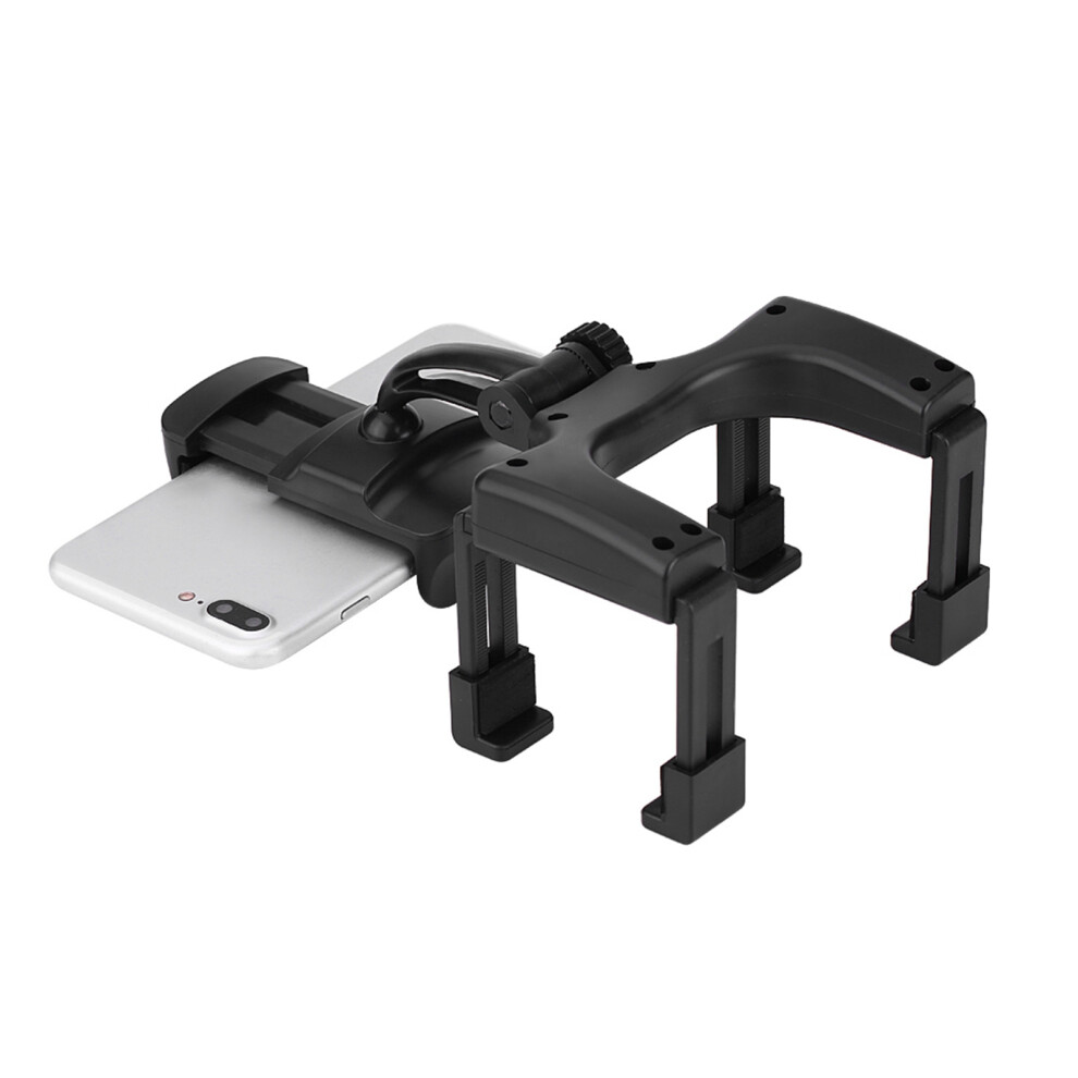 Universal Rear View Mirror Phone Mount For Smartphone & Gps Easy One-Hand Lock 8251392985174