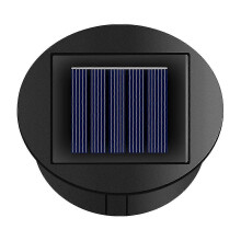 Scatola di lampade a LED rotonda sostitutiva alimentata a energia solare Celle solari - Caricabatterie