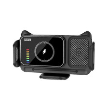 RGB 15W Anti Shake 360 Rotation Klappbildschirm für das kabellose Ladegerät für das Auto