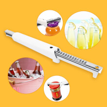 Stainless Steel Jar and Bottle Opener Adjustable Kitchen Tool Easy Use AU