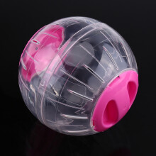 Plastic 12cm Hamster Gerbil Exercise Ball Small Pet Toy in Pink Blue Green