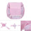 Infant Bathtub Net Shower Support Pink, Adjustable, 86.8x58cm 5