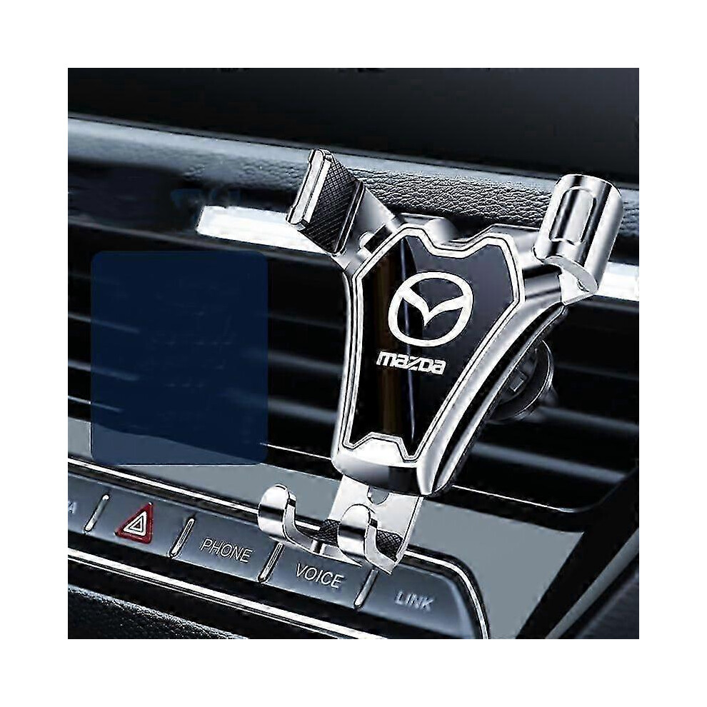360 Rotatable Vent Car Phone Holder For Mazda Cx3 Cx5 Cx7 Cx9 Mx5 Mazda6 Atenza Mazda 3 Mazda 5, Car Vent Mount Phone Holder Standard Silver 6935161806038
