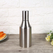 Premium Stainless Steel Oil Jar 1000ml Drizzling Dispenser for Kitchen Cooking