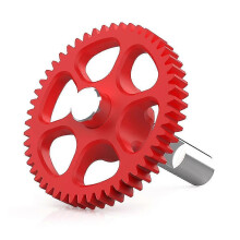 Für Voron 0,1/2,4 Bmg Verzögerungsgetriebe 50 Zähne Pom Zahnrad für Voron 0,1/2,4 Extrusionsgerät 3D-Druckerzubehör