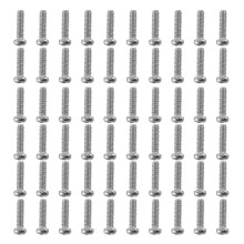 M2 x 8 mm 304 Edelstahl-Schrauben mit Pfannenkopf Schraube 60 Stück