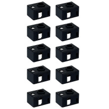 10 Stück für V6 PT100 beheizten Block Silikonsockenbezug für 3D-Drucker – verbesserte Wärmespeicherung und Schutzhaltung