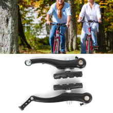 Black Aluminum Alloy V Brake Set for 24-26 Inch Bikes - Black