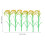 6Pcs Multi Color Plastic Miniature Rice Plants for War Gaming Scenery 2