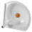 Space-Saving White Plastic Corner Sink Wall Mounted Bathroom 1