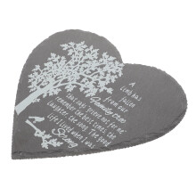 Heart Shaped Memorial Stone for Garden Or Cemetery