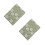 2Pcs Washable Soft Fabric Book Covers Green Stretchable Book Sleeve 5