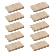 10Pcs Fixing Wedge Light Brown Wooden Tool Handle Accessory Kit