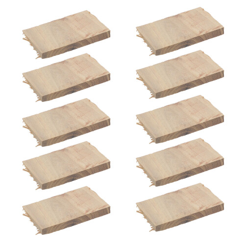10Pcs Fixing Wedge Light Brown Wooden Tool Handle Accessory Kit