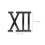 1Set Black Acrylic Roman Numerals for Wall Clock Modern 3D Replacement 2