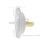 Space-Saving White Plastic Corner Sink Wall Mounted Bathroom 2