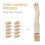 10Pcs Fixing Wedge Light Brown Wooden Tool Handle Accessory Kit 4