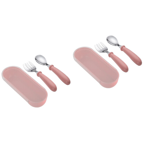 2Sets Roze Newborn Rvs Compact En Duurzaam 2