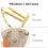 Golden Mini Sewing Scissors with Cover for Home Use 5