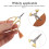 Golden Mini Sewing Scissors with Cover for Home Use 6
