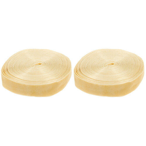 2Rolls Beige DIY Ribbon Multi-Function Cuttable Decorative Gift Ribbon