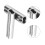 100pcs Copper Double Barrel Crimp Sleeves 1.0mm-2.0mm Silver 9