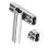 100pcs Copper Double Barrel Crimp Sleeves 1.0mm-2.0mm Silver 10