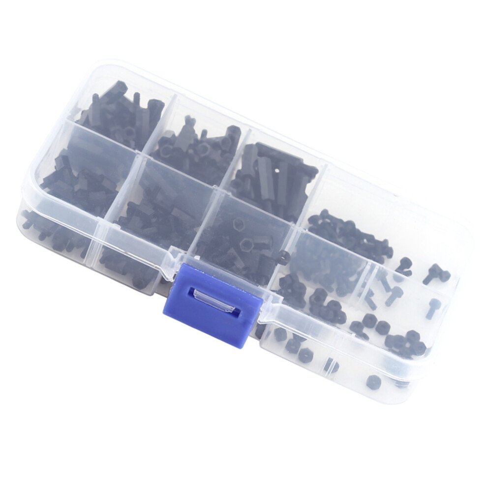 Nylon PA66 M2 Hex Standoff Kit 250Pcs