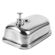 500ml Stainless Steel Pump Soap Dispenser Wall Mount Bathroom Kitchen