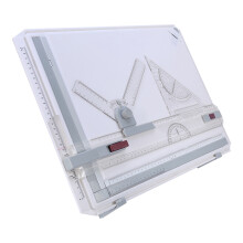 Multifunctional A3 Drawing Board Table with Parallel Rulers & Adjustable Angles