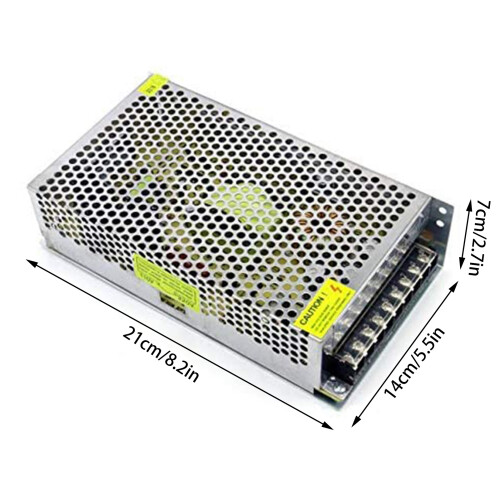 DC 12V 20A Regulated Switching Power Supply for LED Lights, Compact 1