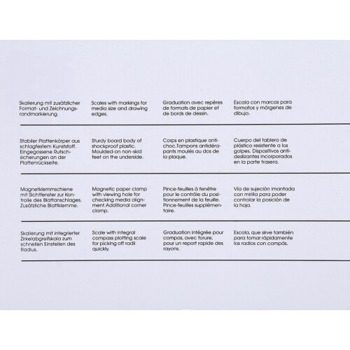 Multifunctional A3 Drawing Board Table with Parallel Rulers & Adjustable Angles 2
