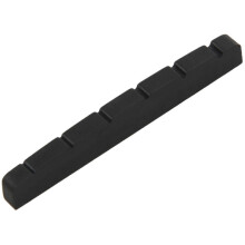 6x schwarzer 6-saitiger Gitarrentop-Sattel, 42 mm x 3 mm