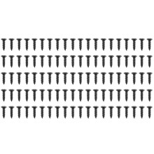 100 Stück schwarze Gitarren-Schlagbrettschrauben für Fender Strat/Tele E-Gitarren-Bass