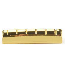 Gitarren-Messingsadel für Akustikgitarre oder Les Paul, Gold