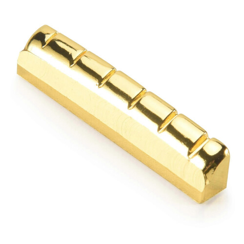 Gitarren-Messingsadel für Akustikgitarre oder Les Paul, Gold 2