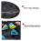 Foldable Foot Massage Mat 170x35cm Leather & PP Cushion 3