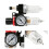 Air Filter Regulator Moisture Trap for Air Compressors 1/4" 9