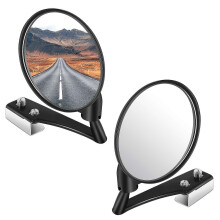 1 Satz von 2 toten Winkelspiegeln, seitlicher konvexer Spiegel, Weitwinkel, runder Rückspiegel des Autos
