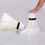 12Pcs White Badminton Shuttlecocks, Durable Foam, Fast Flight 3