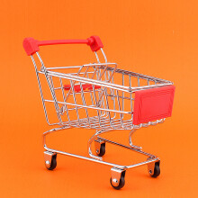 Mini Trolley Bird Toy Parrot Intelligence Growth 12cm x 11.5cm x 7.5cm
