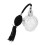 Atomiseur Vintage En Verre Noir Pompon Pour 11