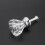 12 Pack Clear Acrylic Crystal Glass Cabinet Knobs 2.5cm Diameter 1